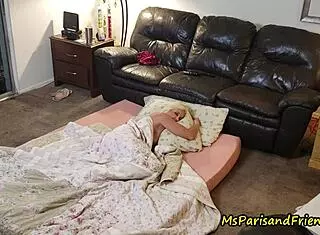 who's this guy stealing ms paris' pussy on tape?