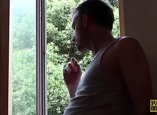 pierced whore miss trixx gets cunt hammered then anal