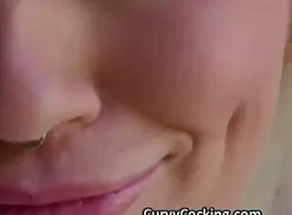 Blonde Teen Fingers Herself After Baseball