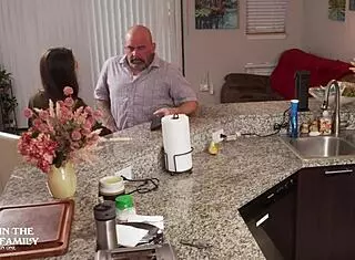 tiny sex freak freya von doom visits stepdad and new wife subtly