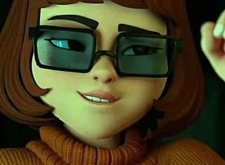Velma from Scooby Doo gets wild in 3D hentai action! 🍑