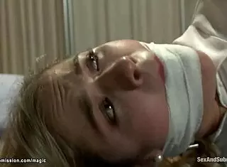 Dude Ties And Fucks Blond Nurse Hard!