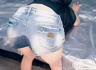 Did he piss on your shorts before fucking your tight ass?