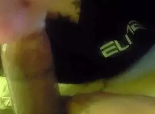 I sucked that big black cock deepthroat style.