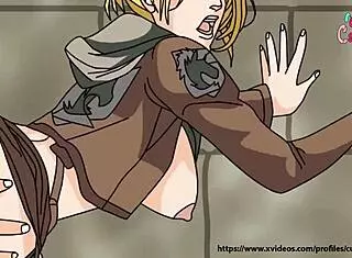 wow, check eren freeing annie in final season hentai!