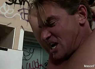 Mason Moore Gets Wild Bathroom Fuck with Brunette Action