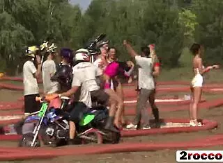 Two Slutty Whores Fucked Hard by Army Garrison