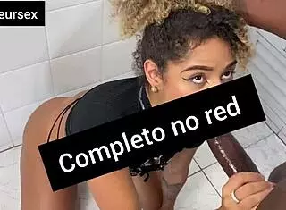 Young Girl Hides in Bathroom