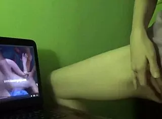 Dry Humping Orgasm While Watching Porn In Homemade Milf Fetish