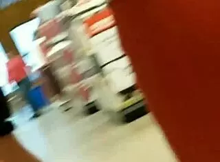 Hot Young Girl Shows Nice Ass in Tight Shorts at the Market