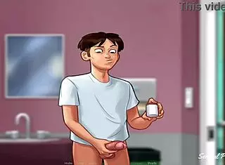 In Summertime Saga, the horny nurse gives the best blowjob ever.