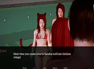 My New Family 224: Teen in Homemade Hentai Anime Threesome with Cartoon Characters