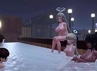 Feeling the passion in MMD Blue Archive with Asuna, Karin, and Toki.