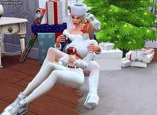 Perverted futanari mistress seduced her stepsister for hard anal sex and deep throat sims 4 anime hentai animation