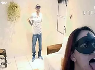 Wife Attends Delivery Guy In Panties