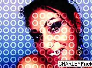 charley strips her sexy outfit and spreads