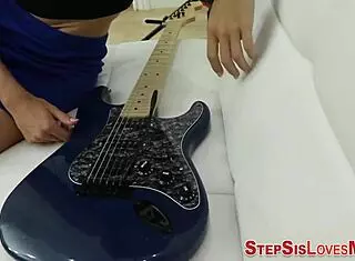 Pretty Stepsister Tugging Dick POV Style High Definition Facial