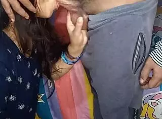 newly married couple arrives home from office