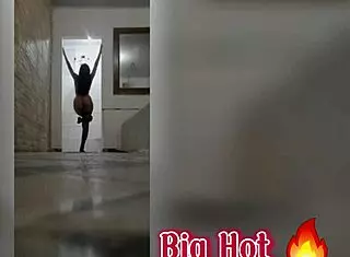 bia hot shows feet and gives solo footjob blowjob