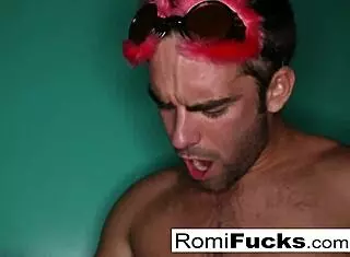 romi rain sucking big cock till cum