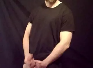 i jerk off my monster cock solo