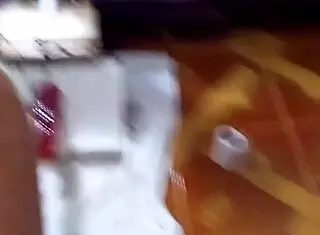 BBW exhibitionist in doggy