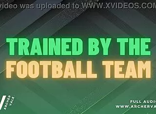 Football Team Muscle Worship in M4M Gangbang Story