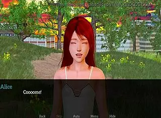 exploring my new family in erotic hentai 😏