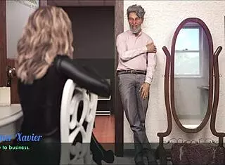 A Wife and Stepmother Dominate in Wild Hentai Game Action