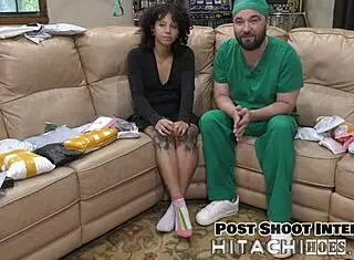 Nicole Luva masturbates alone with vibrator