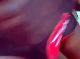 Masturbation Without Limits with Sexy Ebony in Lingerie 😍