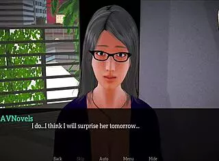 exploring my new family in erotic hentai 😏