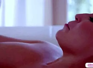 this stepteen is licking and fingering her stepmom in a hot lesbian scene