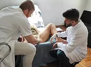 i went to the gynecologist, and those naughty doctors fucked me hard, making me squirt.