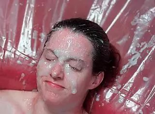 Homemade fake bukkake clip with wild amateurs getting messy in group action. Check this out!