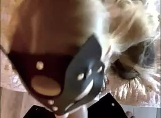 blonde with small tits sucked big dick in intense session