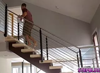 Jenna Ross Rides Stepbro's Massive Cock in Steamy Shower Scene.