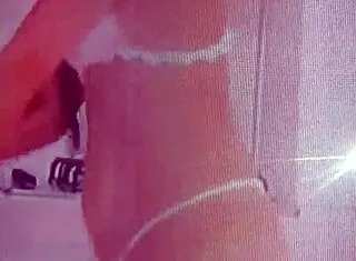 I'm pulling down my panties to show my dick