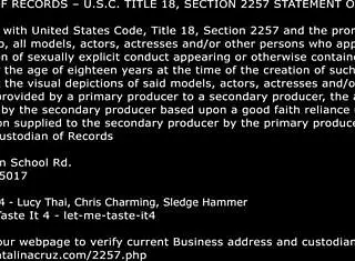 Lucy Thai dared into double penetration with BBC in wild threesome