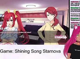 看过vtuber lewdneko玩shining song starnova秋路线吗