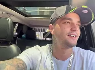 Young Client Sucks Cock Deep in Car Trailer