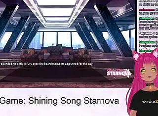 Have you seen vtuber lewdneko play shining song starnova aki route?