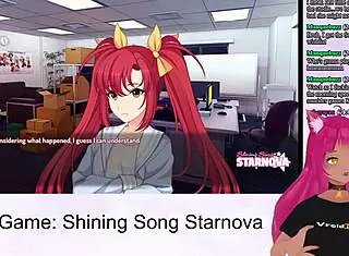 看过vtuber lewdneko玩shining song starnova秋路线吗