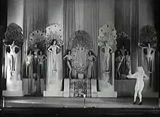 vintage showgirls tease with slow undressing in retro strip show