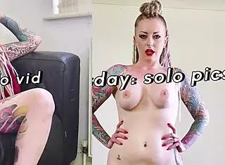 i get my fully tattooed subslut piggy mouth slammed by rough dom