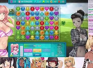 Vtuber Lewdneko plays Huniepop 2 double date part 2.