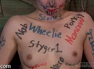 intense fucking with machine in sadomasochistic session