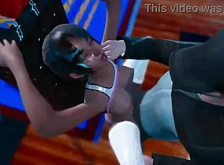 hot pawg takes hard cock during intense workout