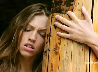 outdoor solo pussy play leads to intense orgasm