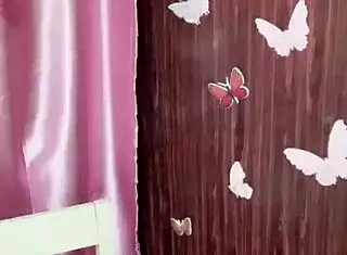 girl performs a simple webcam show